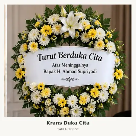 Krans Bunga Duka Medan Denai